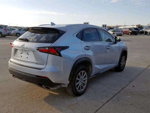 JTJYARBZ3H2057242 - 2017 LEXUS NX 200T GRAY photo 4