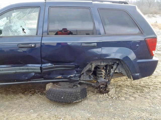 1J4GR48KX6C172023 - 2006 JEEP GRAND CHER BLUE photo 9