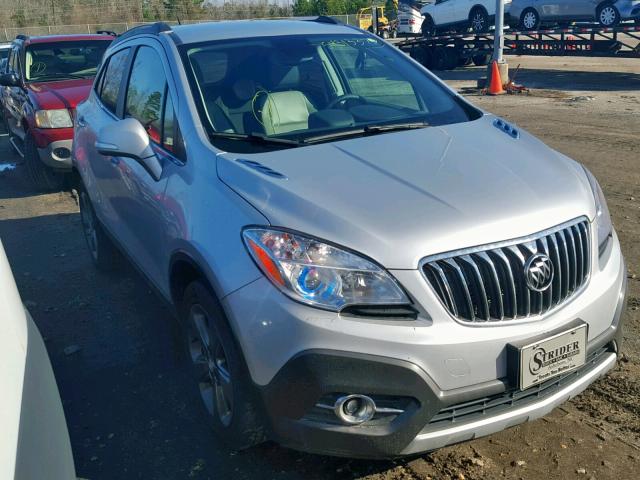 KL4CJCSB8EB673800 - 2014 BUICK ENCORE SILVER photo 1