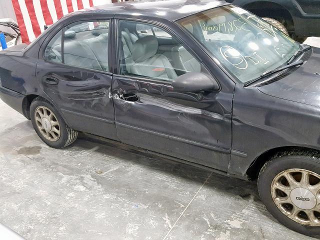 1Y1SK536XRZ052935 - 1994 GEO PRIZM BASE BLACK photo 9