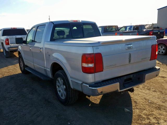 5LTPW18586FJ02555 - 2006 LINCOLN MARK LT SILVER photo 3