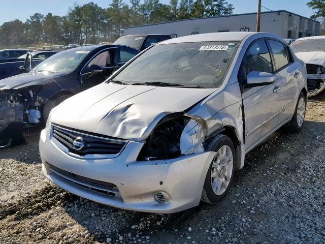 3N1AB6AP2CL693063 - 2012 NISSAN SENTRA 2.0 SILVER photo 2