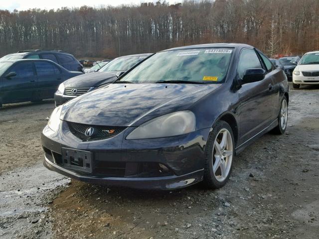 JH4DC53045S006167 - 2005 ACURA RSX TYPE-S BLACK photo 2