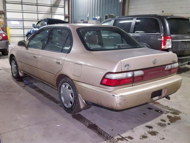 1NXBB02E8VZ656857 - 1997 TOYOTA COROLLA DX GOLD photo 3