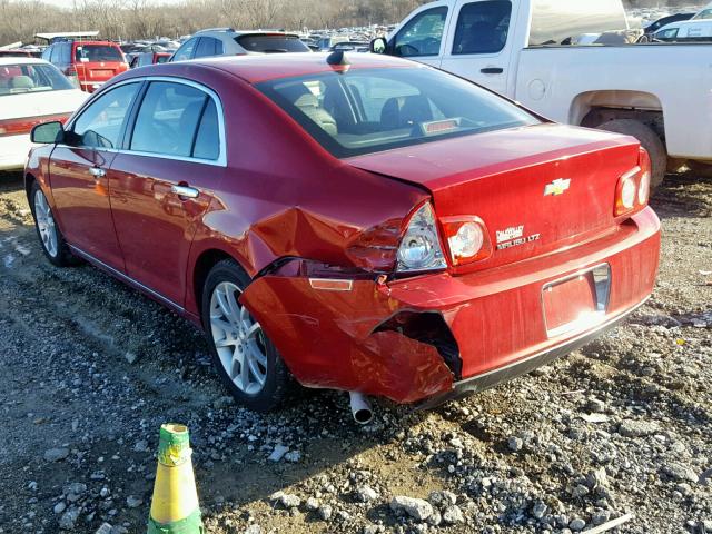 1G1ZE5E04CF230097 - 2012 CHEVROLET MALIBU LTZ წითელი ფოტო 3
