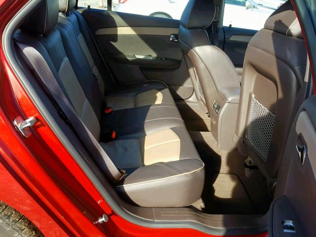 1G1ZE5E04CF230097 - 2012 CHEVROLET MALIBU LTZ წითელი ფოტო 6