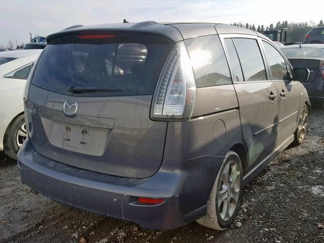 JM1CR293490350045 - 2009 MAZDA 5 GRAY photo 4