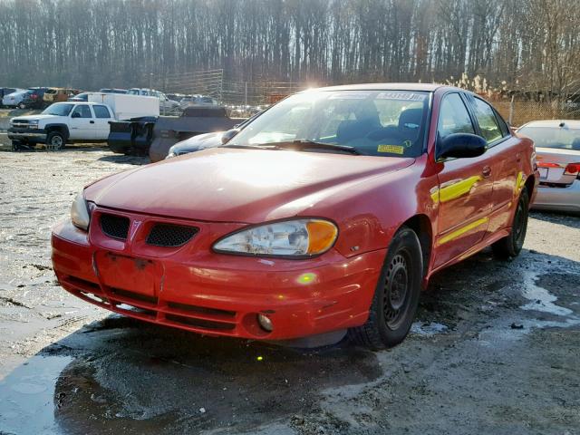 1G2NF52E94M687024 - 2004 PONTIAC GRAND AM S RED photo 2