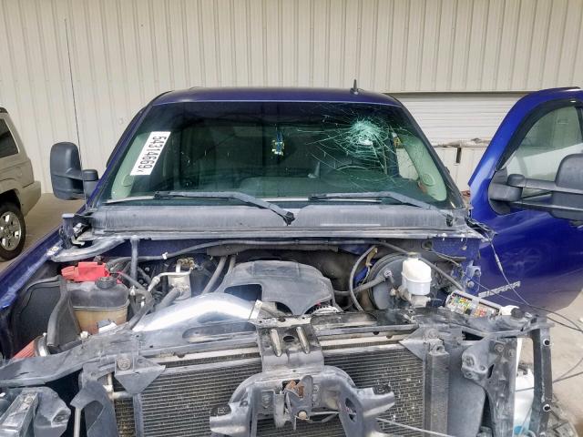 3GTRKVE39AG264624 - 2010 GMC SIERRA K15 BLUE photo 7