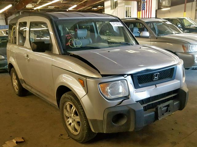 5J6YH28716L000342 - 2006 HONDA ELEMENT EX SILVER photo 1