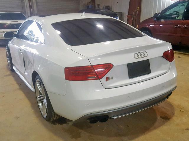 WAUVGAFR9DA041351 - 2013 AUDI S5 PRESTIG WHITE photo 3