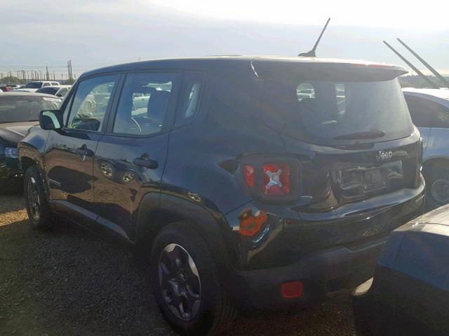 ZACCJAAT6FPB97588 - 2015 JEEP RENEGADE S GRAY photo 3