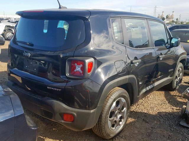 ZACCJAAT6FPB97588 - 2015 JEEP RENEGADE S GRAY photo 4