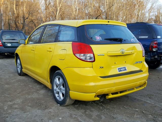 2T1KR32EX4C170130 - 2004 TOYOTA COROLLA MA YELLOW photo 3