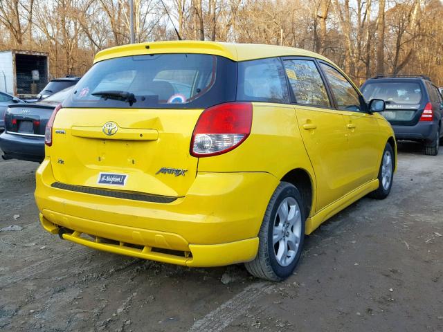 2T1KR32EX4C170130 - 2004 TOYOTA COROLLA MA YELLOW photo 4