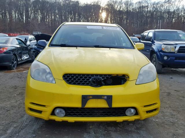 2T1KR32EX4C170130 - 2004 TOYOTA COROLLA MA YELLOW photo 9