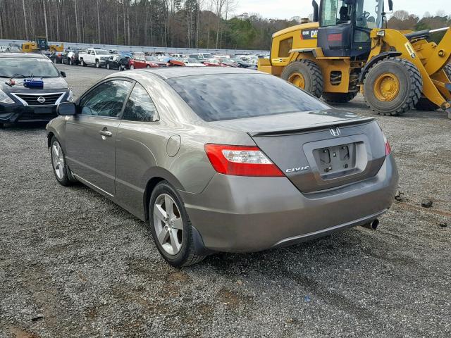 2HGFG12908H518769 - 2008 HONDA CIVIC EXL GRAY photo 3