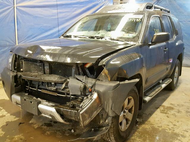 5N1AN0NW7DN816162 - 2013 NISSAN XTERRA X GRAY photo 2