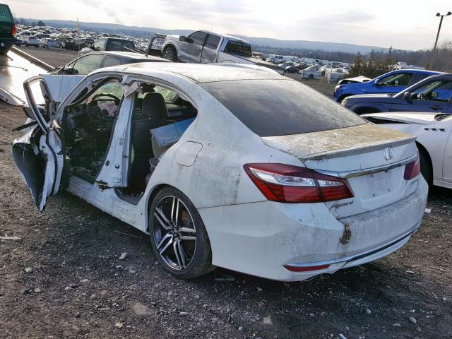 1HGCR2F69GA059970 - 2016 HONDA ACCORD SPO WHITE photo 3