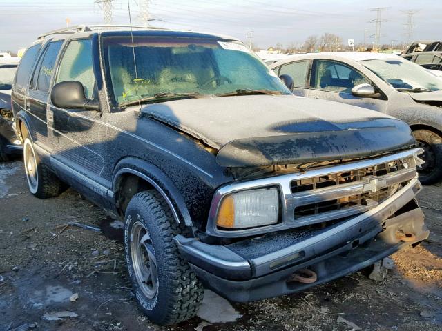 1GNDT13W8S2173603 - 1995 CHEVROLET BLAZER BLACK photo 1