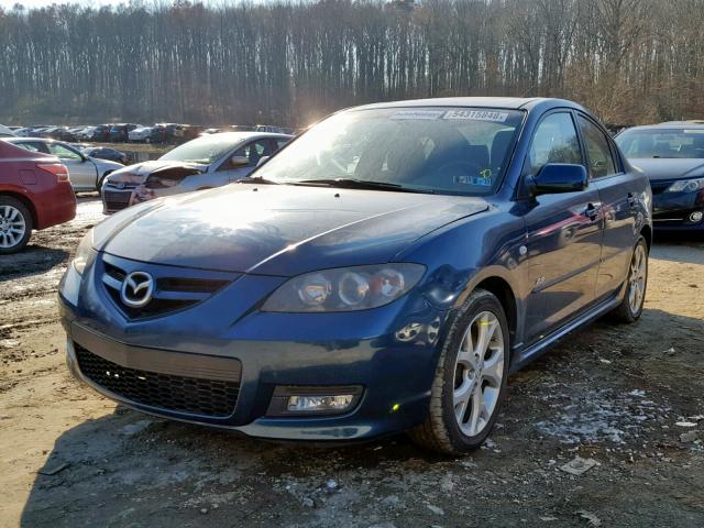 JM1BK323471624075 - 2007 MAZDA 3 S BLUE photo 2