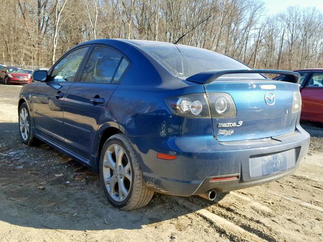 JM1BK323471624075 - 2007 MAZDA 3 S BLUE photo 3