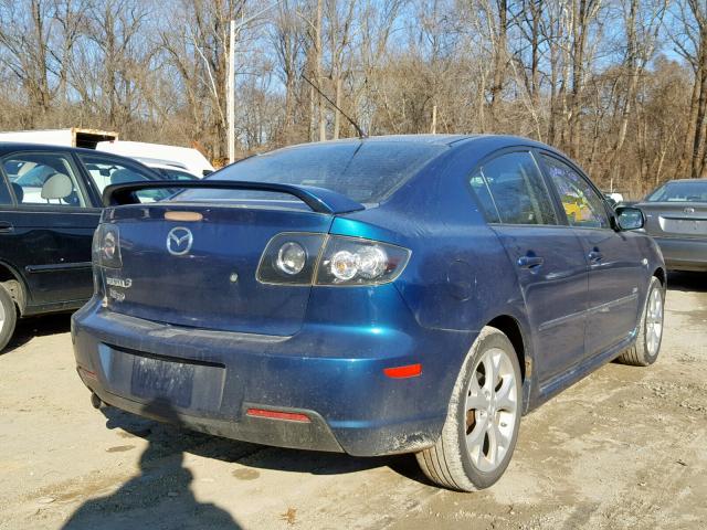 JM1BK323471624075 - 2007 MAZDA 3 S BLUE photo 4