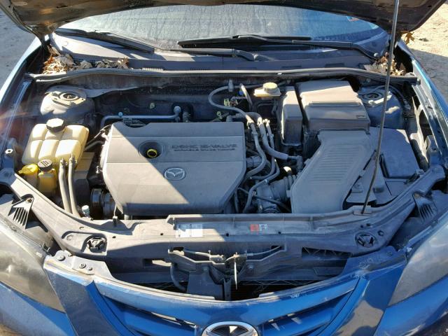 JM1BK323471624075 - 2007 MAZDA 3 S BLUE photo 7