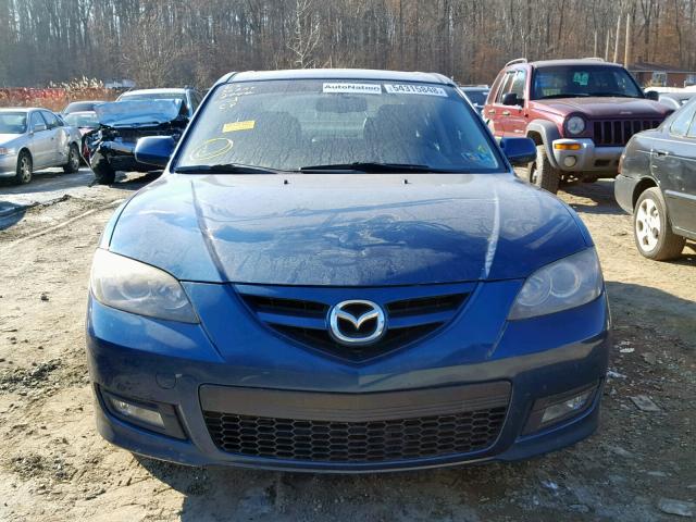 JM1BK323471624075 - 2007 MAZDA 3 S BLUE photo 9