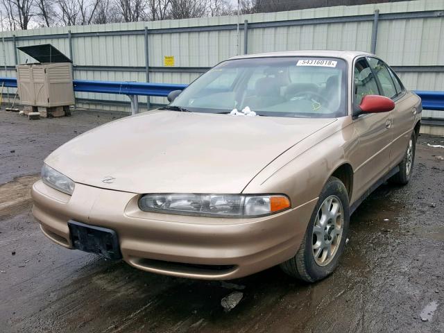 1G3WH52H52F136241 - 2002 OLDSMOBILE INTRIGUE G GOLD photo 2