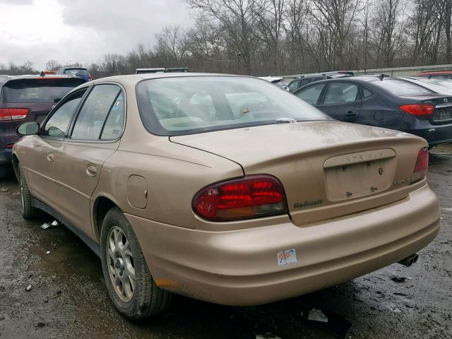 1G3WH52H52F136241 - 2002 OLDSMOBILE INTRIGUE G GOLD photo 3