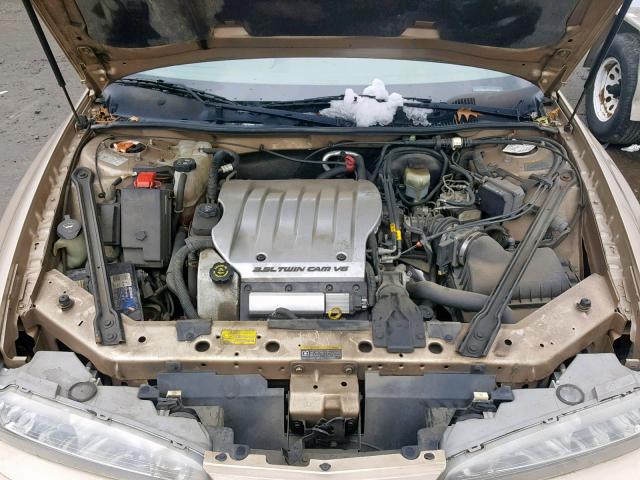 1G3WH52H52F136241 - 2002 OLDSMOBILE INTRIGUE G GOLD photo 7