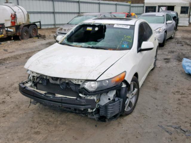 JH4CU2F88CC015633 - 2012 ACURA TSX SE WHITE photo 2