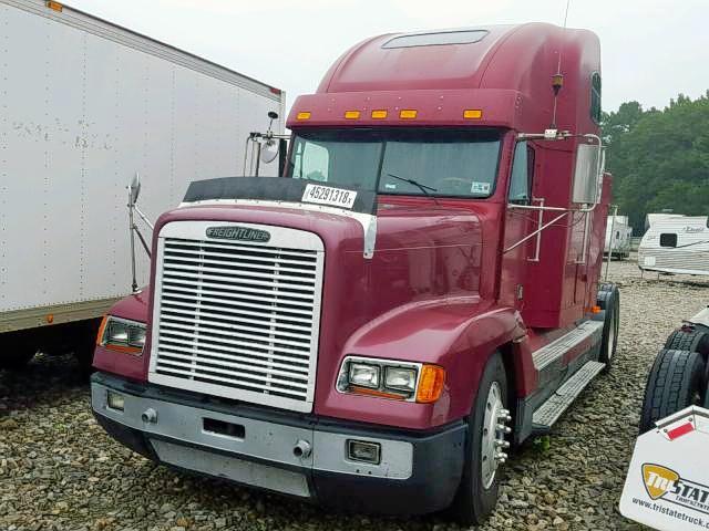 1FUYDXYB6TH578057 - 1996 FREIGHTLINER CONVENTION BURGUNDY photo 2