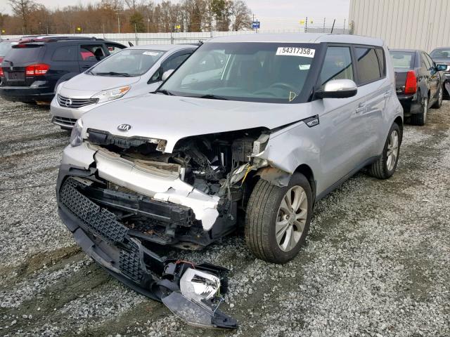 KNDJP3A54E7700937 - 2014 KIA SOUL + SILVER photo 2