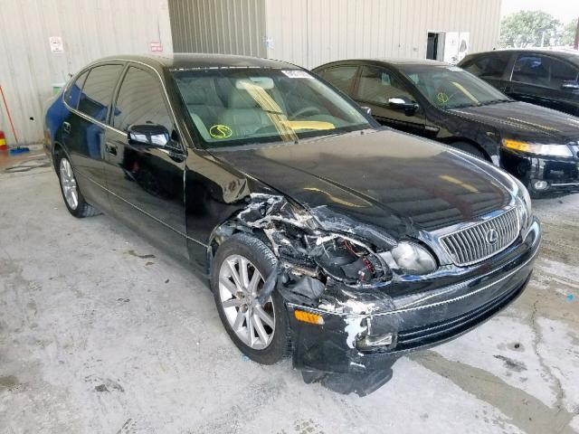 JT8BD69S240200581 - 2004 LEXUS GS 300 BLACK photo 1