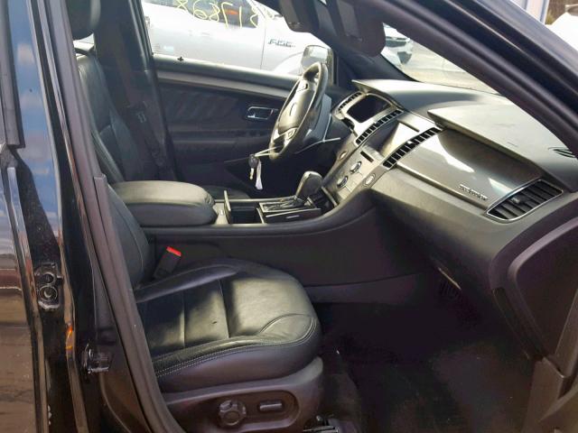 1FAHP2H81EG157240 - 2014 FORD TAURUS SEL BLACK photo 5