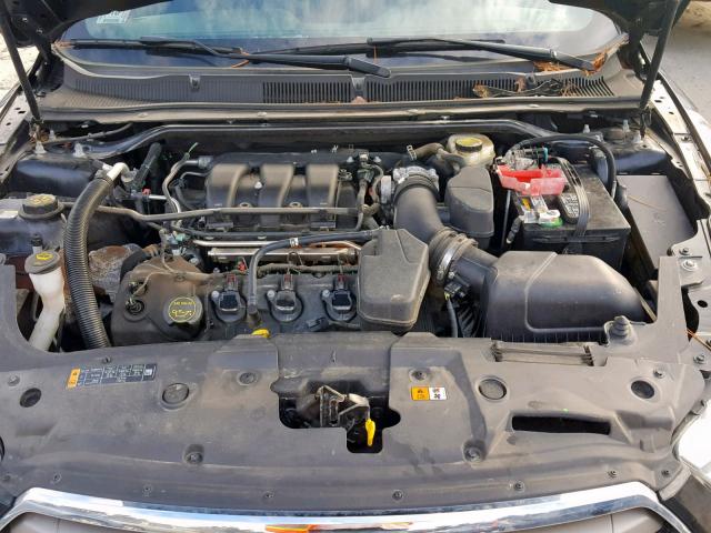 1FAHP2H81EG157240 - 2014 FORD TAURUS SEL BLACK photo 7