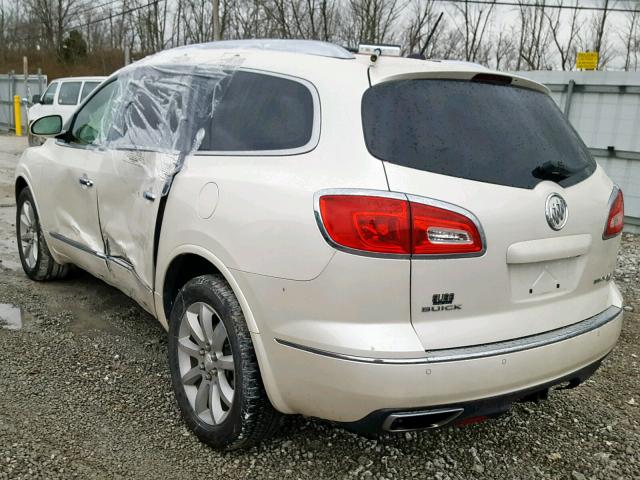 5GAKVCKD9FJ216283 - 2015 BUICK ENCLAVE WHITE photo 3