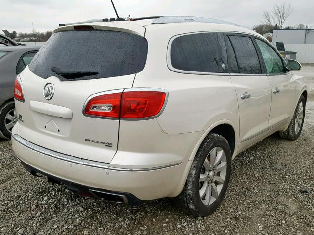 5GAKVCKD9FJ216283 - 2015 BUICK ENCLAVE WHITE photo 4