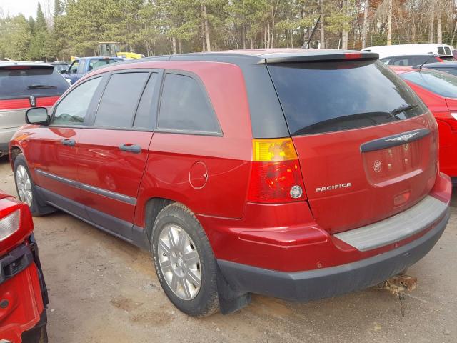 2A8GM48L27R129052 - 2007 CHRYSLER PACIFICA RED photo 3