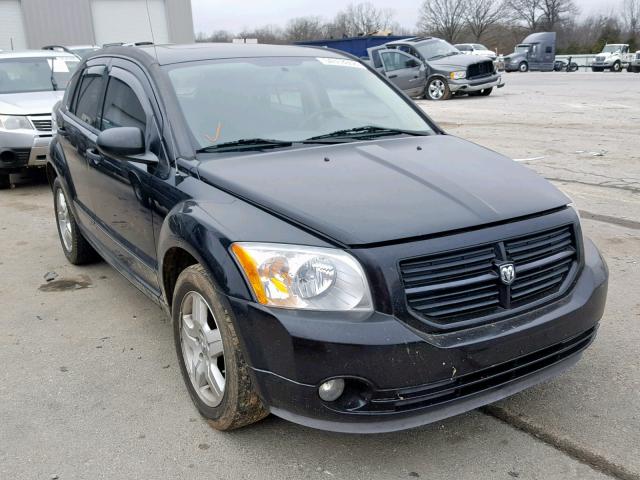 1B3HB48B37D590483 - 2007 DODGE CALIBER SX BLACK photo 1