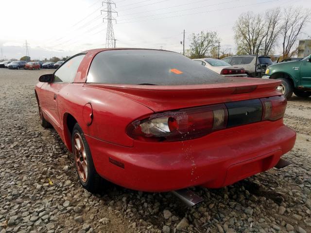 2G2FS22SXS2217673 - 1995 PONTIAC FIREBIRD RED photo 3