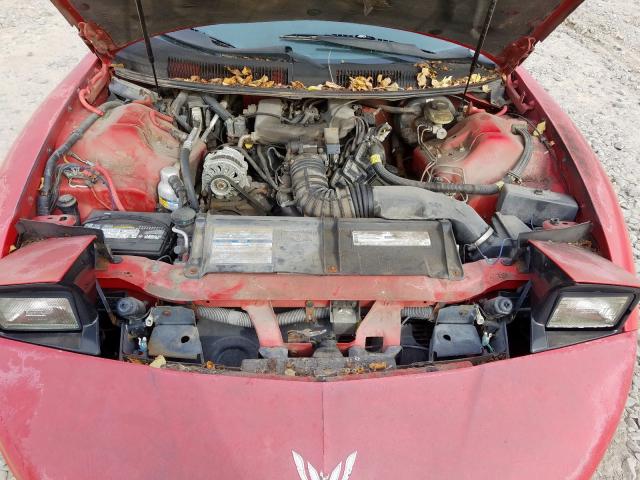 2G2FS22SXS2217673 - 1995 PONTIAC FIREBIRD RED photo 7