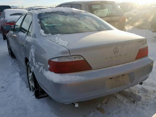 19UUA56663A800003 - 2003 ACURA 3.2TL SILVER photo 3