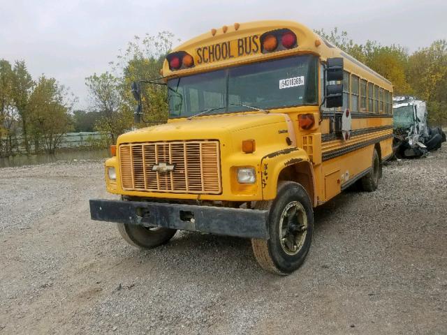 1GBG7T1P1TJ106631 - 1996 CHEVROLET B7T042 YELLOW photo 2