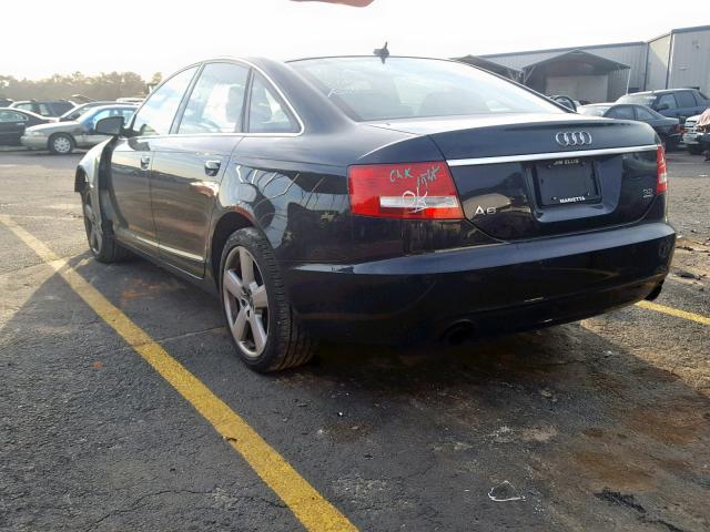 WAUDH74F28N031229 - 2008 AUDI A6 3.2 QUA BLACK photo 3