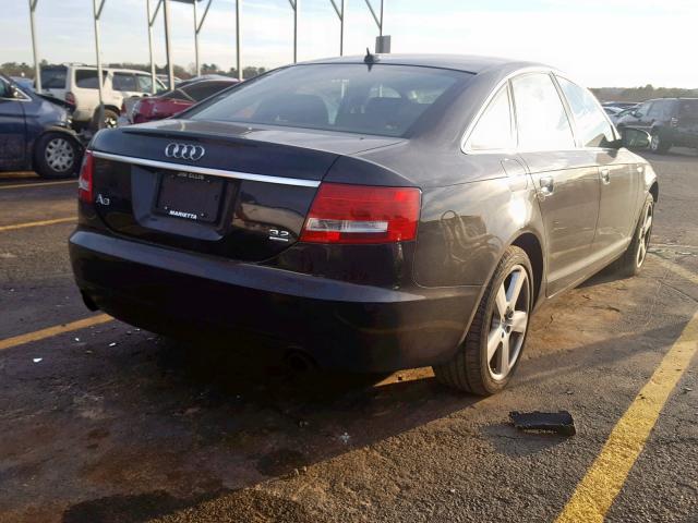 WAUDH74F28N031229 - 2008 AUDI A6 3.2 QUA BLACK photo 4