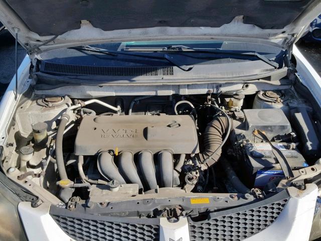 5Y2SL62863Z478932 - 2003 PONTIAC VIBE WHITE photo 7