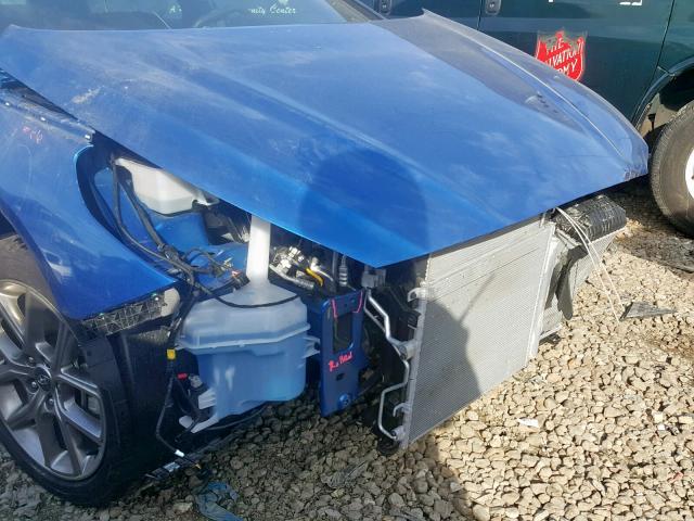 5NPE34AB2JH658914 - 2018 HYUNDAI SONATA SPO BLUE photo 9